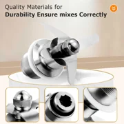 502977 Blending Assembly Blade Cutting Assembly Blender Part 502977 502975 18396 Compatible with Waring CB6 / CB10 / CB15 Gallon Blenders