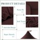 thumbnail image 3 of Funda Tapa Camilla De Estirar Silla 1 2 3 Fundas De Sof? 4 Plazas Sal?n Color caf? Loveseat-2seater 57 "x72" Unique Bargains Sofá Protectora, 3 of 11