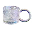 thumbnail image 3 of Tazas de café de vidrio de 250 ml, taza para café con leche, herramienta de cocina, taza para bebida de desayuno con diseño creativo Estilo C, 3 of 6