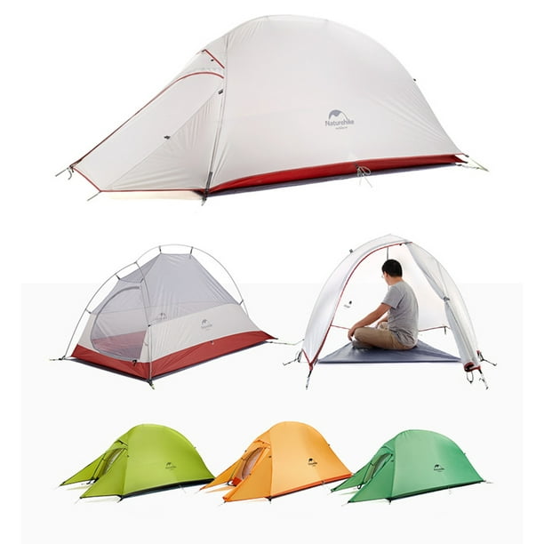 Meevoelen Kreta Doen Naturehike 2022 Ultralight Fietsen Tent 20D Siliconen Draagbare Camping Tent  1 Man Outdoor Rugzak Waterdichte Tent Met Gratis Mat - Walmart.com