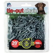 Prevue Pet Products PP-2117 20 ft. Heavy Duty Tie-Out Chain, Stainless Steel
