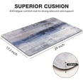 thumbnail image 2 of Blue Kitchen Rugs Anti Fatigue Cushioned Non Skid Waterproof Runner Rug and Mats Memory Foam for Floor Laundry Office Sink, 2 of 6