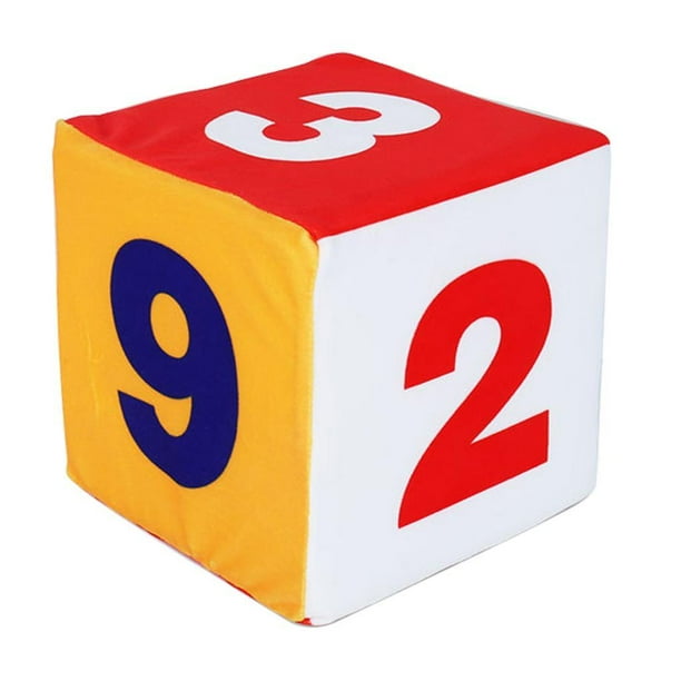 Juguete gigante de espuma suave de 6 pulgadas, arcoíris, ideal para enseñar matemáticas. 15cm