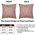 thumbnail image 4 of Christmas Red Polka Dot Pillow Covers 18x18 Set of 2 Boho Style Decorative Throw Pillow Cases Outdoor Farmhouse Holiday Decoration for Sofa Couch Bed, 4 of 6