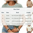 thumbnail image 4 of Horkkom Short Sleeve Sweater for Women Crew Neck Pullover Sweaters Summer Loose Casual Tops M, 4 of 10