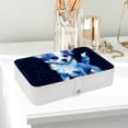 thumbnail image 6 of Pixel Dog Portable PU Leather Jewelry Organizer Display Case with Removable Compartment, Earring Holder, and Jewelry Stand, 6 of 6