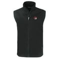 thumbnail image 2 of Men's Cutter & Buck  Black Winston-Salem State Rams Charter Eco Recycled Full-Zip Vest, 2 of 3