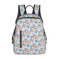 thumbnail image 3 of Balery Unicorn DoingYoga Lightweight Backpack for Men and Women - Durable and Water-Resistant, Ideal for School, Work, Travel, and Everyday Use, 3 of 9