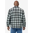 thumbnail image 2 of KingSize Men's Big & Tall Brawny Zip Up Shirt Jacket, 2 of 3