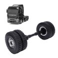 thumbnail image 4 of Non Powered Axle Tire, High Load Bearing Sole Tread Pattern Wear Resisting RC Rear Axle Tire  for 1/14 Tractor Trailer, 4 of 7