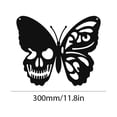 thumbnail image 3 of Adornos de mariposas de Halloween Exquisita obra de arte de metal para la decoración de la cerca de la granja, 3 of 6