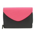 thumbnail image 1 of Eastern Counties Leather - Monedero/Cartera Una Diseño Colores Sólidos de Cuero (Negro, Rosa), 1 of 3