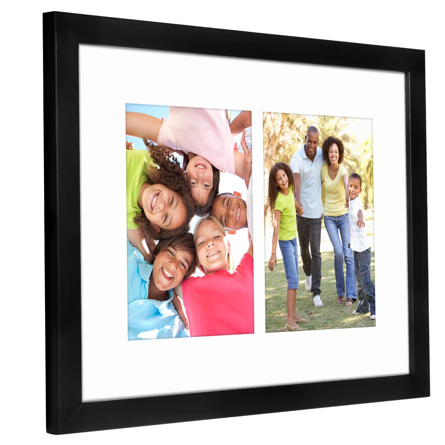 11 x 14 Collage Picture Frame - Displays Two 5 x 7 Inches Portrait