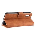 thumbnail image 4 of For Samsung Galaxy XCover Pro PU Leather Flip Case Card Slots Holder Kickstand Book Folding Folio Cover-Brown, 4 of 5