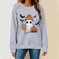 thumbnail image 6 of Women's Oversized Graphic Letter Print Sweatshirts Crewneck Patriotic Fleece Pullover Tops Winter Sweater Workout/Party Fall Outfits & Winter Clothes, 6 of 6