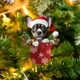 thumbnail image 4 of Xihbxyly Ofertas Del Programa Today Show Adorno de Taza Navideña, Bonito Colgante de Perro, Acrílico Plano, Colgante Navideño, Espejo Retrovisor de Coche, Decoración de Árbol de Navidad, 2 Piezas, 4 of 6