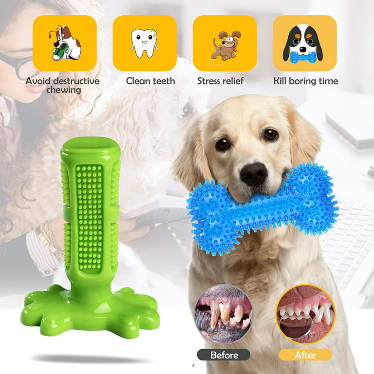 Puppy Chew Toys for Teething, Dog Chew Toys 6 Pack, Squeaky Dog Toy, Small  Dogs Chew Toys, Puppies Teething Toys for Teeth Cleaning & Gum Massage