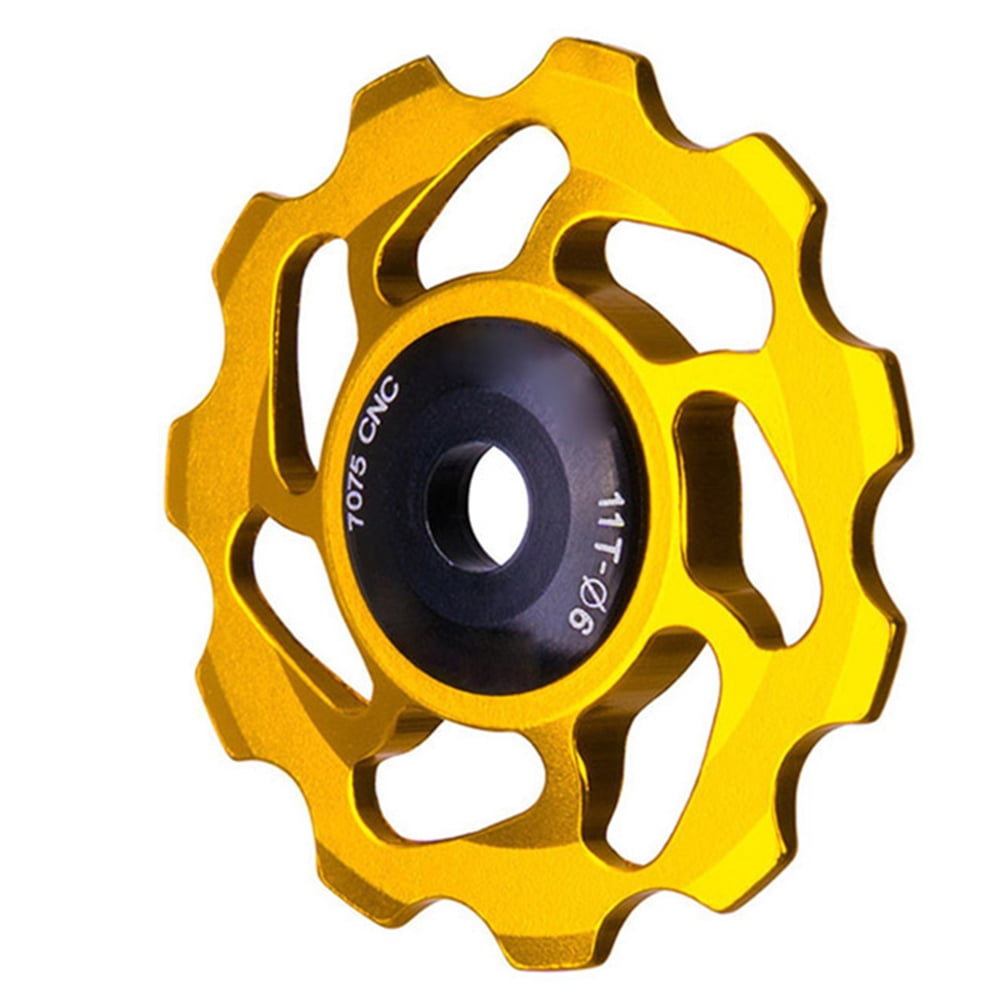 11T Bicycle Rear Derailleur Jockey Wheel Ceramic Bearing Pulley Cnc