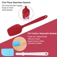 thumbnail image 4 of Unique Bargains Silicone Spatula Set of 4 Heat Resistant Non Stick Turner Red, 4 of 7