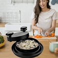 thumbnail image 6 of BAODELI Chicken crusher, a 10-inch /25-cm shredder instead of a bear claw meat crusher, with a handle and a non-slip base, suitable for beef, pork, chicken and other meat products (black)., 6 of 9
