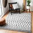 thumbnail image 2 of SAFAVIEH Tunisia Ermintrude Geometric Area Rug, Ivory/Black, 6'7" x 6'7" Square, 2 of 7
