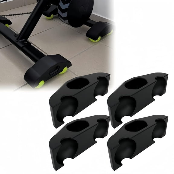 Rocker Plate Feet Compatible with Wahoo Kickr Core V2, Tennis Ball Shock Absorption, Enhanced Realistic Road Feel & Stability for Indoor Bike Trainer, Easy No-Tool Installation