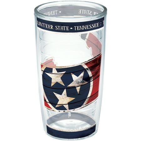 

Tervis Tennessee Flag Made in USA Double Walled Insulated Tumbler Travel Cup Keeps Drinks Cold & Hot 16oz - No Lid Outline