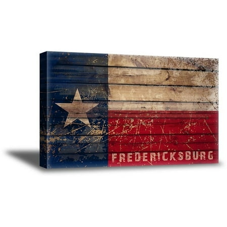 Awkward Styles Fredericksburg TX Flag The Texas Hill Country Texas Flag Canvas Dining Living Room Decor Ideas Gillespie County Printed Decor Souvenirs Ready to Hang Pictures American