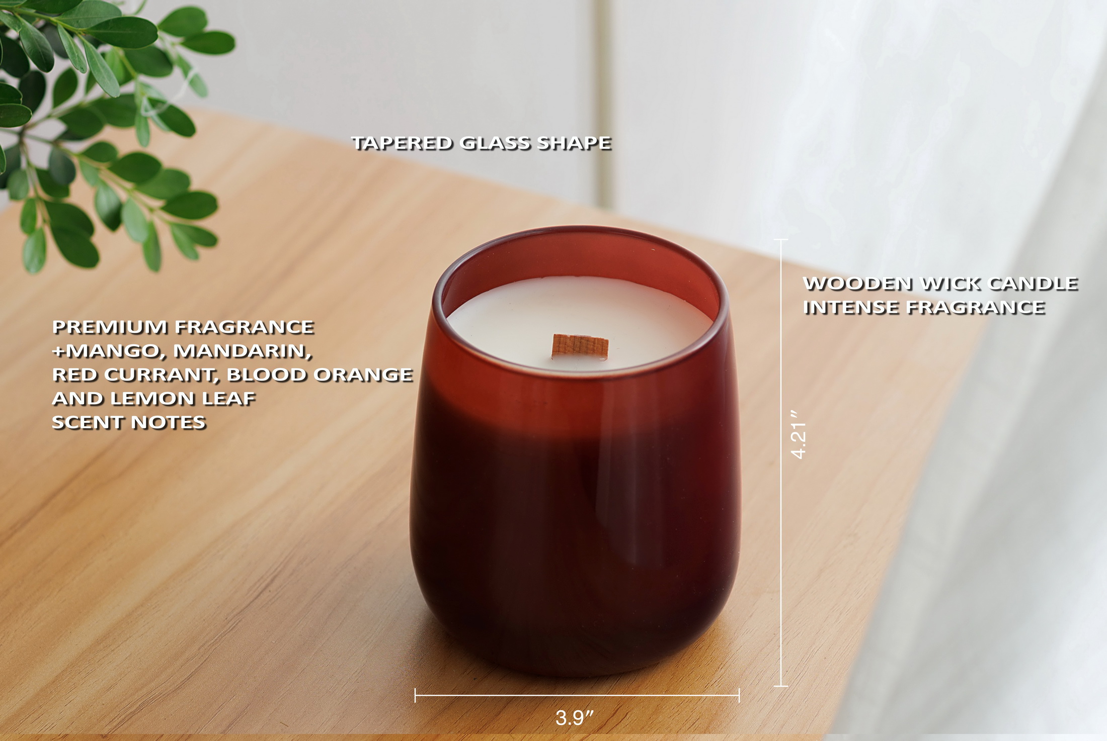 Better Homes & Gardens Red Lava Citrus 1-Wick Candle, 14.5 oz photo 4