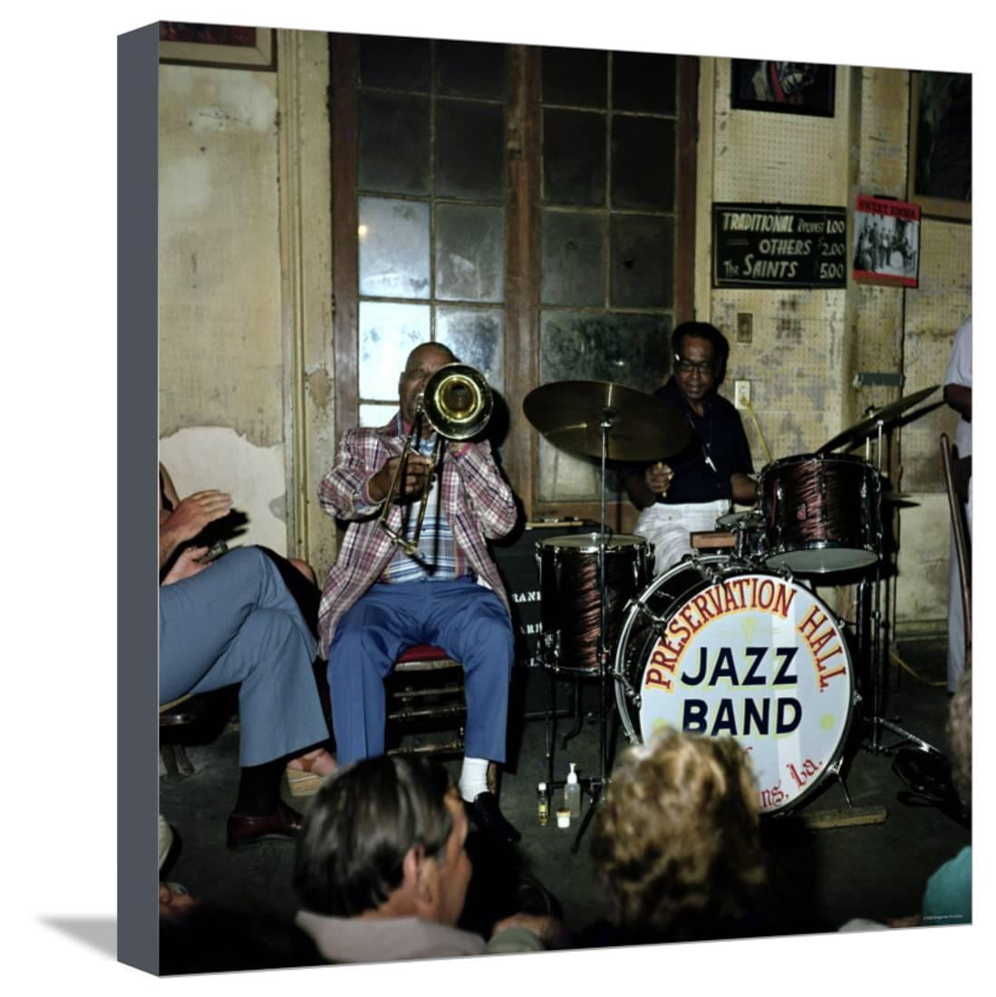 Art print POSTER CANVAS Preservation Hall Jazz