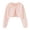 Pink, variant on Toddler Girls Bolero Cardigans Single Button Long Sleeve Knit Cardigans Coverup Sweaters
