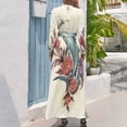 thumbnail image 2 of Vestido largo floral vestidos africanos para mujer vestido de fiesta noche, 2 of 4