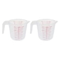 thumbnail image 1 of 2 de plástico para verter la superficie del , suministros de herramientas de cocina, taza medidora de 1000 ml 1000ml Zulema Taza medidora para acuarios, 1 of 8