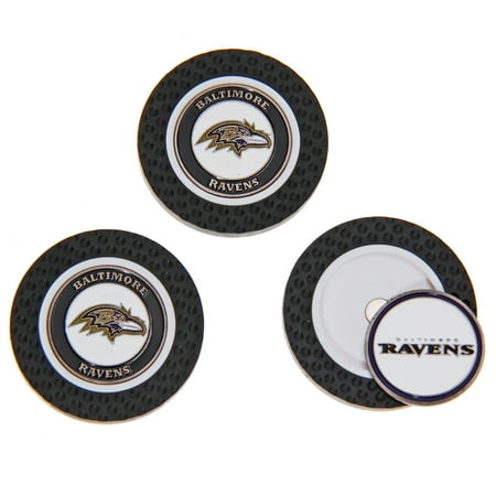 UPC 637556302885 product image for Baltimore Ravens 3-Pack Poker Chip Golf Ball Markers - No Size | upcitemdb.com