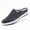 Gray, variant on Mules for Men Closed Toe Canvas Slip on Non Slip Breathable Lightweight Casual Outdoor Walking Shoes