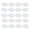 Transparent, variant on Riguas 20Pcs Disposable Paint Tray Transparent Color Mixing Palette One-Time Use Painting Supplies for Artists Art Studios Schools