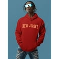thumbnail image 2 of New Jersey Varsity Style Hoodie Men -Image by Shutterstock, Male 4X-Large, 2 of 4
