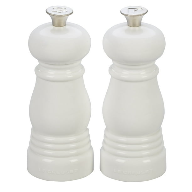 Set de molinillos de sal y pimienta Le Creuset Petite White, 5 x 2 cm