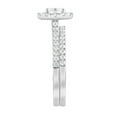 thumbnail image 5 of Unique Moments 1 ct Lab Grown Diamond Oval Bridal Set in 14K White Gold, 5 of 5