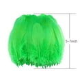 thumbnail image 3 of JUMNUYCUH 100Pcs Goose Feathers Natural Bulk, 5-7 Inch Craft Feathers for DIY Crafts Cosplay Wedding Family Party Halloween Decorations, Dream Catcher Supplies, Green, 3 of 3