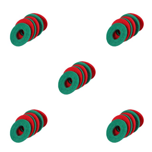 QualitChoice 20 Pieces Battery Terminal Pad Gasket Parts Protective Gaskets Felt Washer As shown 5Set