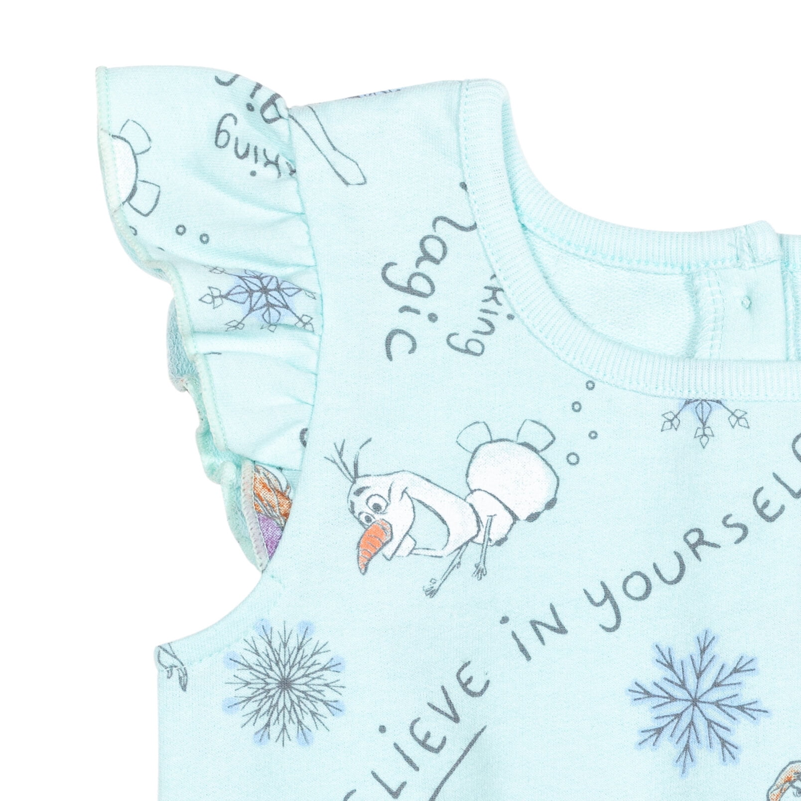 Disney Frozen Elsa Princess Anna Olaf Little Girls Romper Toddler to Big Kid
