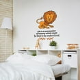 thumbnail image 2 of Be Lived Lion Animal Life Quote Cartoon Quotes Decors Wall Sticker Art Design Decal for Girls Boys Kids Room Bedroom Nursery Kindergarten Home Decor Stickers Wall Art Vinyl Decoration (30x30 inch), 2 of 2