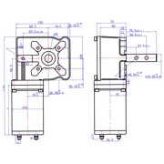 900W 60:1 Tarp Motor for Dump Truck Tarp Systems with Chrome Cover 12VDC / 50 AMPS / 60 RPM