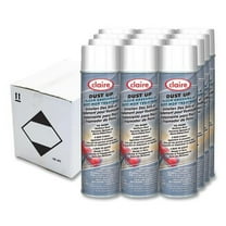 Claire Dust Up Floor Dressing and Dust Mop Treatment, Lemon Scent, 14 oz Aerosol Spray, Dozen