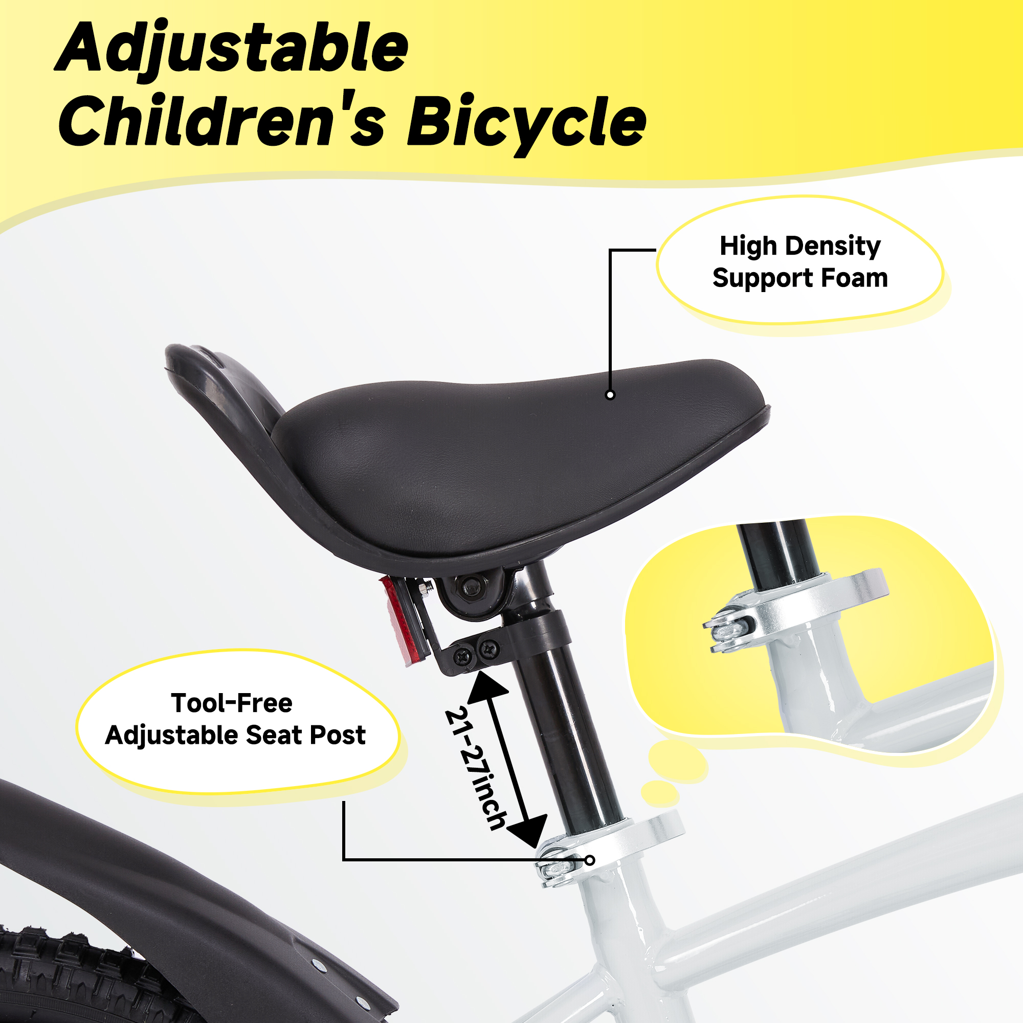 Naipo 16 Inch Kids Bike with Training Wheels photo 7