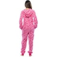 thumbnail image 3 of Just Love Adult Bodysuit with Animal Prints / Pajamas (Pink Leopard, X-Large), 3 of 5
