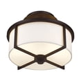 thumbnail image 3 of Livex Lighting Wesley Ceiling Mount in Bronze, 3 of 9