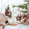 thumbnail image 5 of WEGFTDUOP Mini Christmas Tree Small Tabletop Ornament Christmas Decoration Dipped In White Tower Tree Christmas Tree Decoration Christmas Holiday Products, 5 of 6