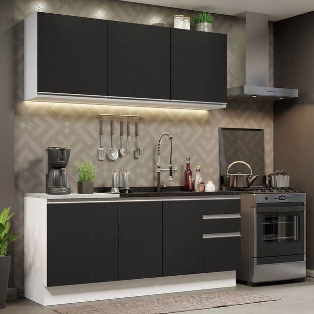 Cocina Integral Completa Modular Madesa Glamy 180cm BN 05